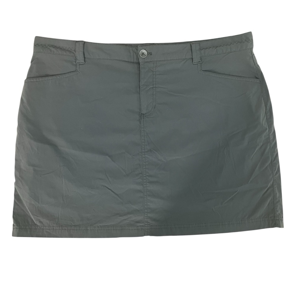 Eddie Bauer Gray Athletic Stretch Skort 18